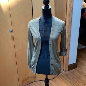 Womens’s Olive Green Cardigan